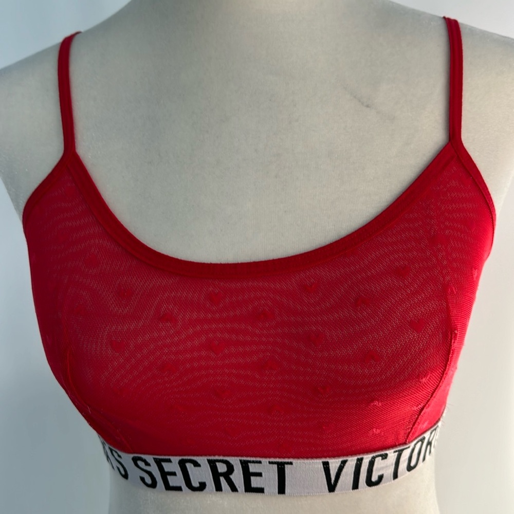 ❤️3/$30 Victoria’s Secret Mesh Heart Bralette
